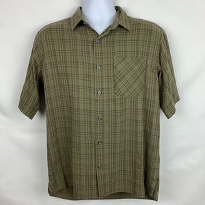 REI Shirt Green Plaid